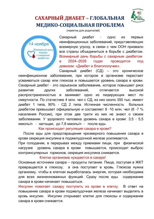 Сахарный диабет